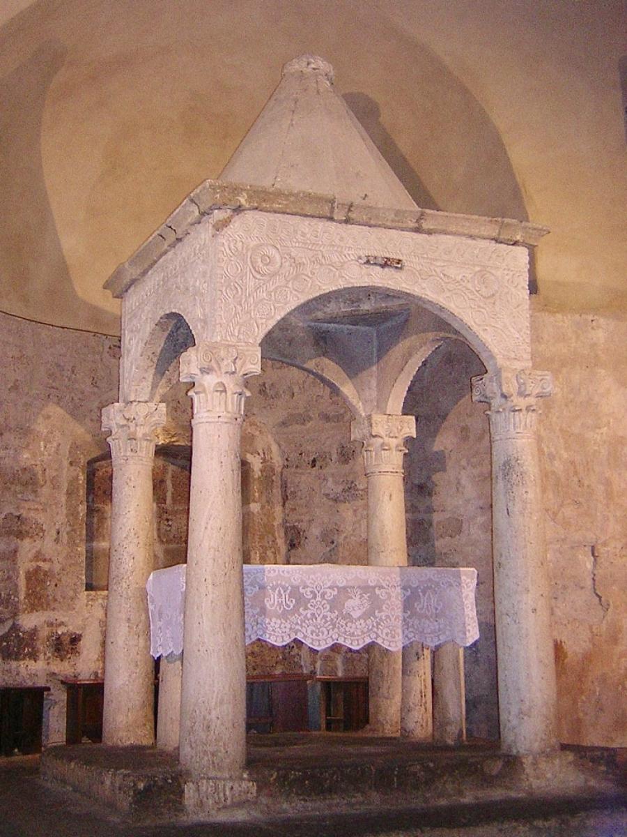 Altarbaldachin in Santa Maria